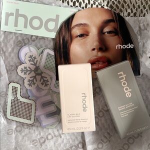 RHODE Glazing Milk and Barrier Butter Skincare Duo